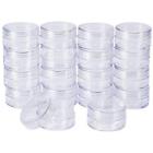 Conbc000302us Pack Empty Clear Plastic Bead Storage Container Jar With For