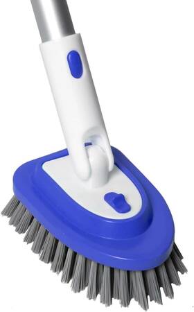Tb-blue-1 Conliwell 3-in-1 Floor Scrubber And Bathtub Cleaner With 52-inch Adjustable Long Blue