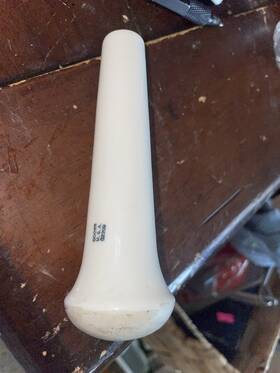 52209 Coors - P/n 52209- Usa Porcelain Pestle 4 3/4 Inch Nice Condition