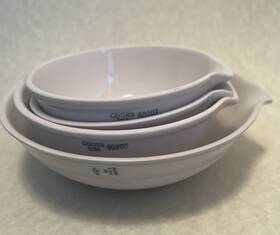 60201-60202-10 Coors 4 Vintage Usa Porcelain Evaporating Lab Dishes 2 60201-60202-10/42 P