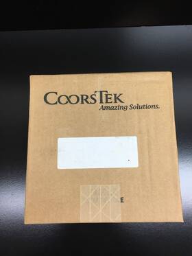 60455 Coorstek Porcelain Desiccator Plate 190mm Holes 5mm Center Hole 23mm