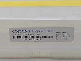 20261 Corning Valor Glass Vials New 30.0 X 1.2 75.0 Esbb Qty 115