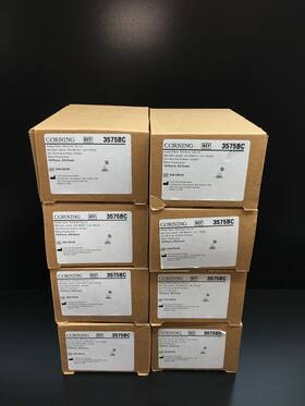 3575bc Corning Ref Low Flange Black Flat Bottom Nbs Mp 384 Well Lot 8 Pks
