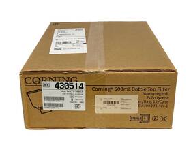 0.45um Corning 430514 12/cs 500ml Bottle Top Vacuum Filter Ca 45mm Neck 0.45um Corning 430514 12/cs 500ml Bottle Top Vacuum Filter Ca 45mm Neck