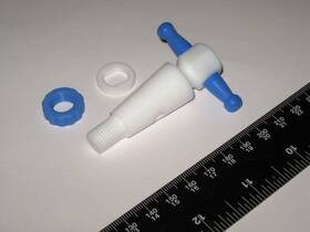 7681-6 Corning Pyrex No. 6 Teflon Ptfe Plug For Stopcock