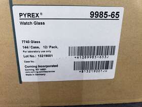 9985-65 Corning Lot Of 144 Pieces New Pyrex Watch Glass 65mm Free Shipping