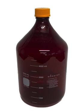51395-5l Corning Pyrex Used Glass 5l Low Actinic Hplc Round Media Storage Bottle Gl-45