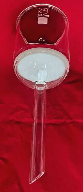 Ft-0015-020 Ctechglass - 350 Ml Buchner Filter Funnel G4 Fine