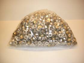 40000425 Datwyler Large 1000 Pc. Lot 20mm Flip Top Cap Aluminum Crimp Seal For Serum Vials Clear 40000425 Datwyler Large 1000 Pc. Lot 20mm Flip Top Cap Aluminum Crimp Seal For Serum Vials Clear