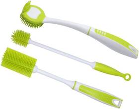 Dearjana 742218272847 Bottle Brush Dish With Handle Cleaning Set Pack Of 3 3pcs