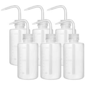 Sim1234 Depepe 6-pack 250ml Squeeze Bottles For Liquids Ldpe Plastic Safety Squirt Bottle W