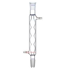 Deschem 231069025544 24/40 200mm Glass Allihn Condenser Lab Ball Shapem Heat Exchanger