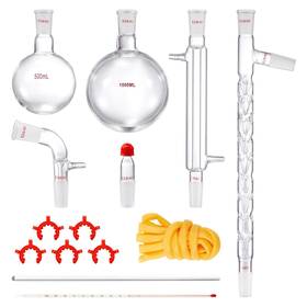 Doba 197988630531 Lab Distillation Kit 3.3 Boro Glassware With 24 40 Joint