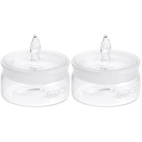 Doitool 30200m17e6 2 Pcs Weighing Bottle Low Form Flat Glass Pycnometer Wi