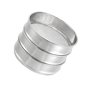 Duefixing 619668393418 80 Mesh 8 Inch Diameter Lab Sieve 304 Stainless Steel Wire Cloth 0.2mm