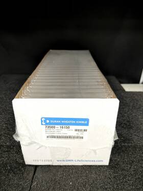 73500-16150 Duran Wheaton Kimble 16x150mm Borosilicate Glass Qty 250