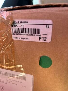 99037-18 Dwk Life Sciences Cole Parmer Kimax Round Bottom Soxhlet Allihn Bulb Condenser 500 Ml New