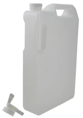 405684 Dynalon 3 Pack Of Space Saver 5l Rectangular Scientifac Storage Bottle With Faucet