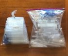 Ks-204-bc100 E-1l2 Kel Scientific Mm Clear Plastic Test Tubes With Blue Caps