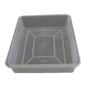 0198 Eisco Labs Plastic Dissection Tray 22.5 X 25 Cm Clear