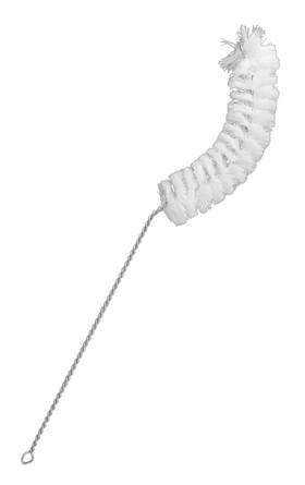 0216 Eisco Curved Flask Cleaning Brush 15 Inch - Twisted Stainless Steel Wire White 0216 Eisco Curved Flask Cleaning Brush 15 Inch - Twisted Stainless Steel Wire White