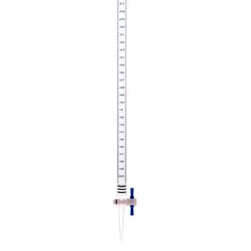 0233 Eisco 25ml Acrylic Burette - Class B 0.1ml Blue Graduations With Ptfe