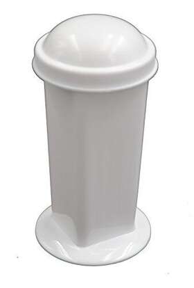 Eisco 849230006617 Polypropylene Staining Coplin Jar Holds 5-10 Slides - Labs