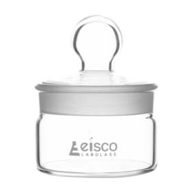 Eisco 849230016067 Weighing Bottle Low Form 20ml Capacity Borosilicate Glass With Interchange