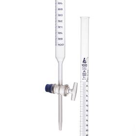 Eisco 849230016661 Burette 100ml - Class A Din 385 Compliant Borosilicate Glass With Ke