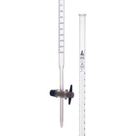Eisco 849230016807 Burette 25ml - Ptfe Key Stopcock Class A Blue 0.1ml Grad. Labs