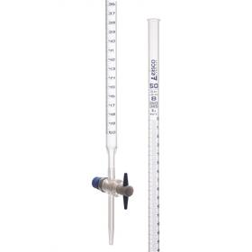Eisco 849230016852 Burette 50ml - Class B With Ptfe Stopcock Blue Graduations Borosilicat