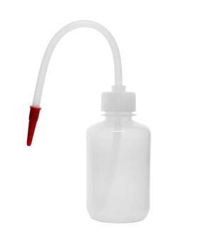 Ch0180b Eisco Wash Bottle 250ml - Polyethylene Translucent Unbreakable Screw Ca