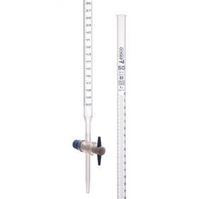 Ch0240g Eisco Burette 50ml - Class B With Ptfe Stopcock Blue Graduations Borosili