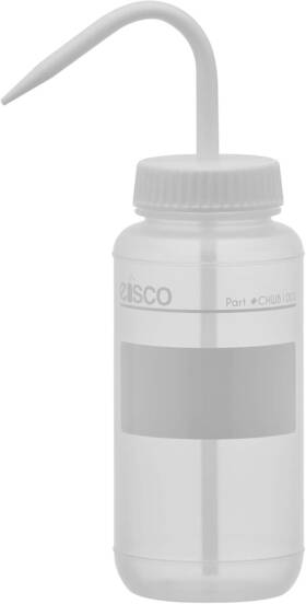 Chwb1002 Eisco Chemical Wash Bottle No Label 500ml - Wide Mouth Self Venting Low Density P