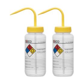 Chwb1030pk2 Eisco 2pk Wash Bottle For Isopropanol 500ml - Labeled With Color 4 Chwb1030pk2 Eisco 2pk Wash Bottle For Isopropanol 500ml - Labeled With Color 4