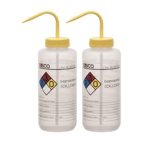 Chwb1033pk2 Eisco 2pk Wash Bottle For Isopropanol 1000ml - Labeled With Color Coded Chemica