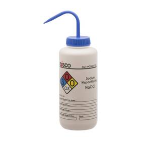 Chwb1051 Eisco Wash Bottle For Sodium Hypochlorite Bleach 1000ml - Color Coded Chemica
