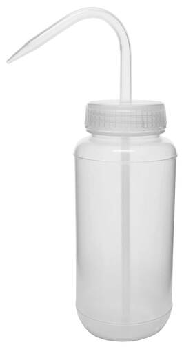 Chwb1063 Eisco 500ml Wash Bottle - Wide Mouth Vented Cap Ldpe Translucent Unlabeled