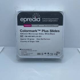 Cm-4951wplus-001 Epredia 1 Pack Colormark Plus Slides White/black 1/2 Gross New