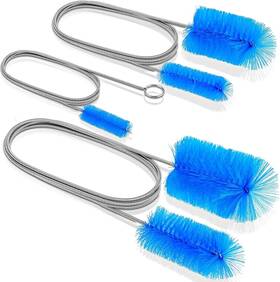 Evtb37 Evoultes Flexible Drain Brush Tool - Powerful Cleaning For Pipes And Sunroofs