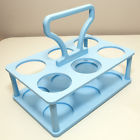 F116400001 Products Wash Bottle Carrier Rack Blue Polypropylene