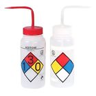 F118160001 Products Acetone Safety Vented Labeled Wide Mouth Wash Bottle