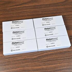 14-958-a Fisher 600 Fisherbrand 6 X 50mm Disposable Culture Tubes - Flint Glass 14-958-a Fisher 600 Fisherbrand 6 X 50mm Disposable Culture Tubes - Flint Glass