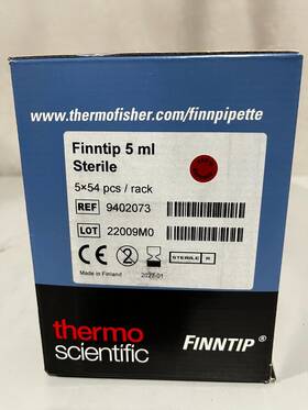 9402073 Fisher Thermo Scientific Finntip 5ml Non-filtered Sterile 5 Racks X 54
