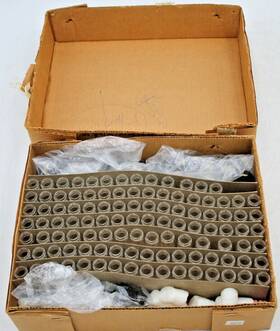 03-339-25c Fisher Scientific 105pc 2 Dram 8 Ml Sample Vial Glass Rubber Seal Screw Cap
