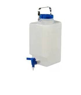 03007647 Fisherbrand Ppco Rectangular Carboy With Spigot 9 Liter 03007647 Fisherbrand Ppco Rectangular Carboy With Spigot 9 Liter