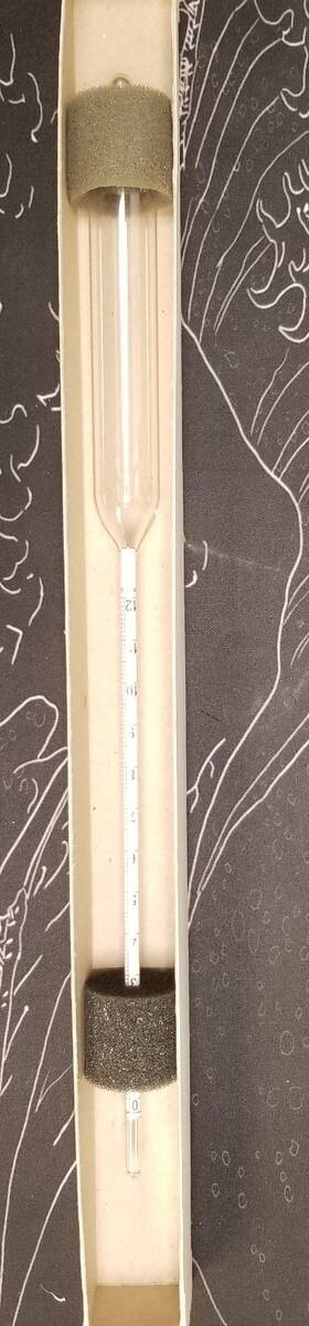 11571a Fisherbrand 1157a Hydrometer Baume Range 0/12 0-12 Glass 11571a Fisherbrand 1157a Hydrometer Baume Range 0/12 0-12 Glass