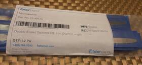 21-401-10 Fisherbrand 8 Inch Stainless Steel Microspatulas/rounded Ends/new 12 Ind Sealed
