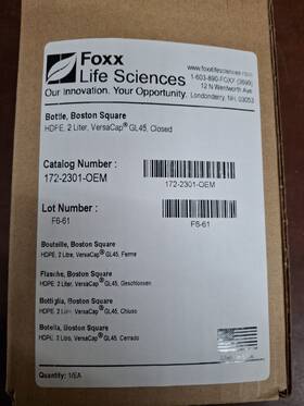 172-2301-oem Foxx Life Science 2 Liter Hdpe Bottle With Versacap