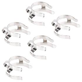 Funchem 974657812542 Metal Joint Clips 5 Pcs Keck Clamp 24 Mm Clip #24 For Lab